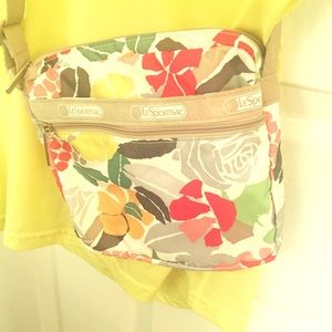 EUC LeSportsac Floral Cross body bag